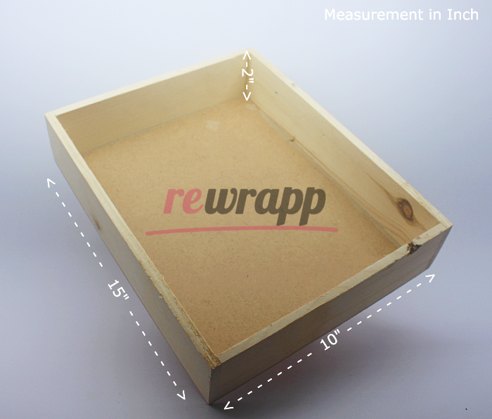 Rectangular Tray with MDF Base