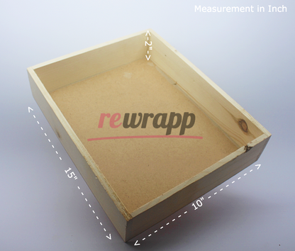 Rectangular Tray with MDF Base