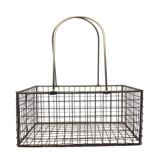 Square Basket with Handle