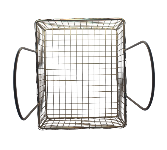 Square Basket with Handle