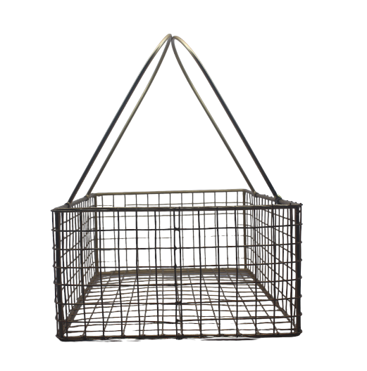 Square Basket with Handle