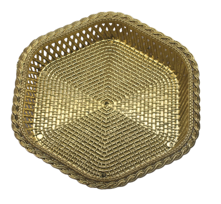 Hexagon Shape Lightweight Plastic Tray