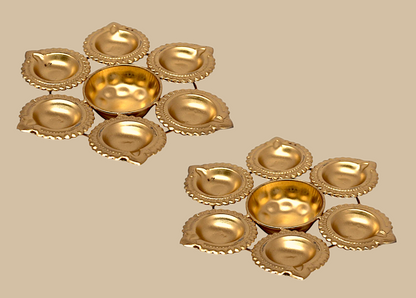 5 Jyot Diya (Set of 2)